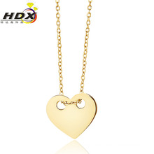 Heart Shaped Stainless Steel Fashion Jewelry Necklace (hdx1101)